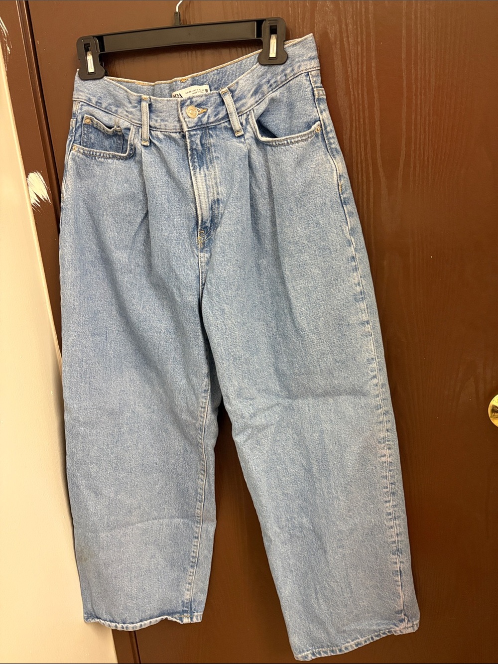 Zara Light Blue Boyfriend Jeans